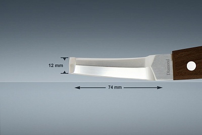Копытный нож DIAMOND (обоюдоострый)